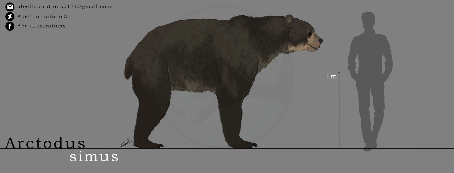 Arctodus simus - Skin Definitiva I by AbeIllustrations31 on DeviantArt