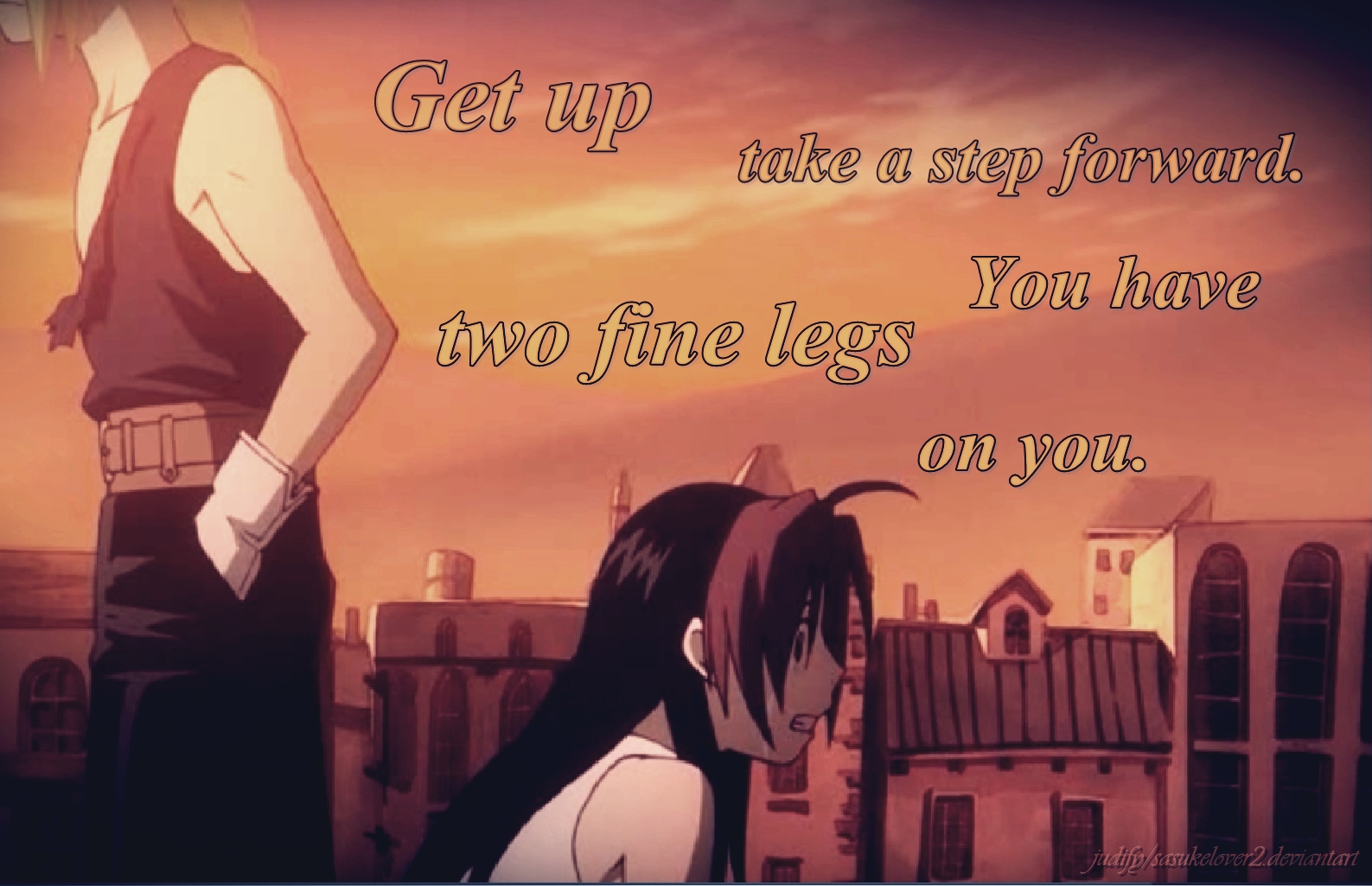 Get up and walk - FMA:Brotherhood