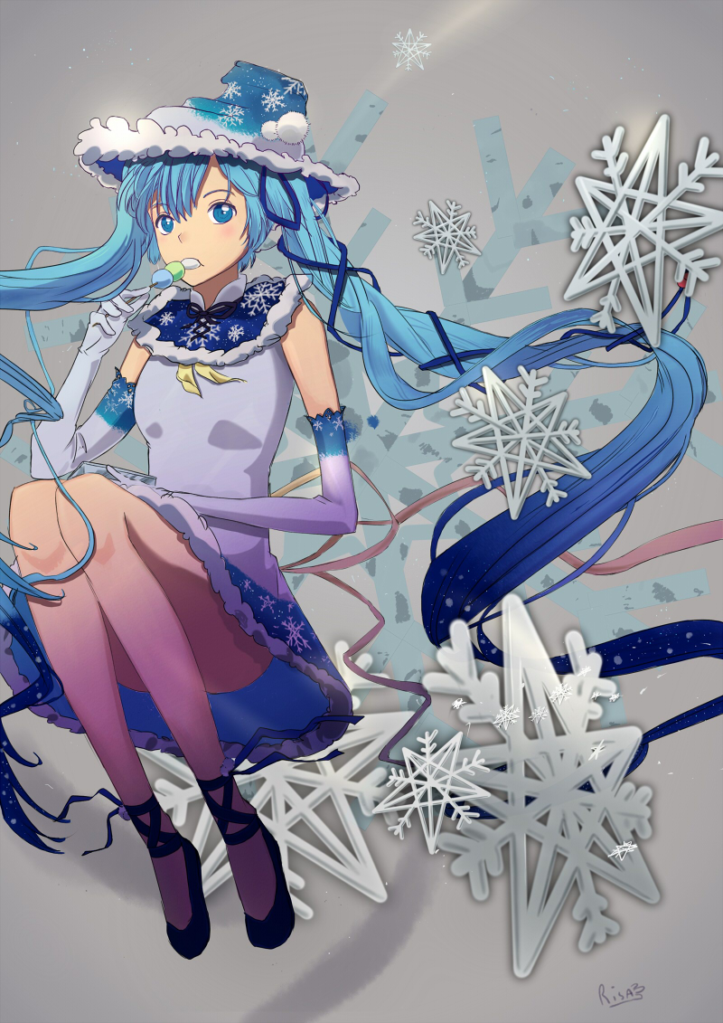 Miku snow design