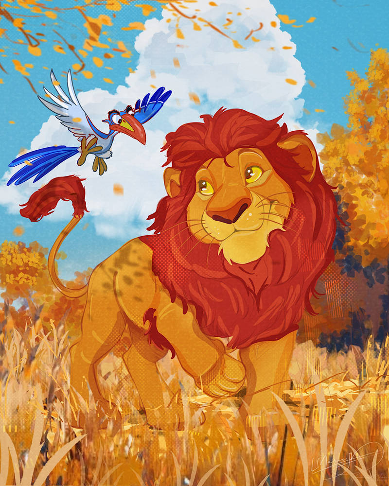 My simba by LauLuna-Art on DeviantArt
