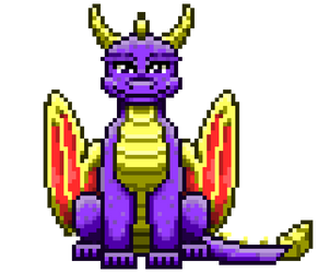 Spyro (pixel sprite)