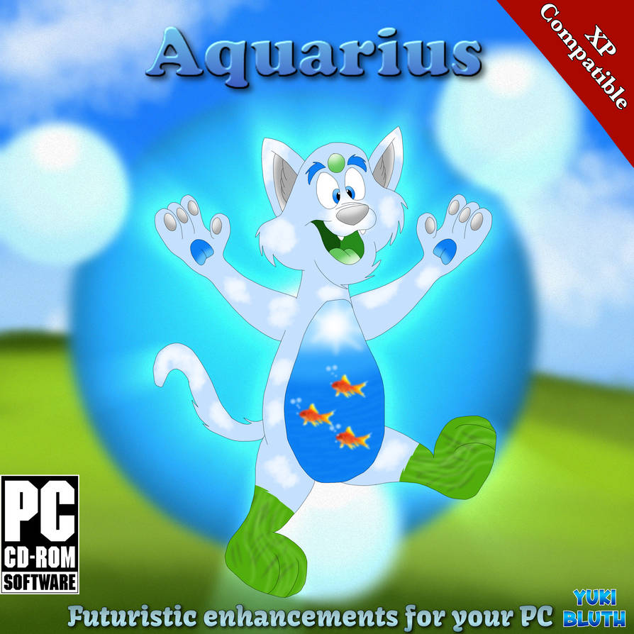 Aquarius Desktop Environment CD-ROM Cover by nightmareyukib on DeviantArt