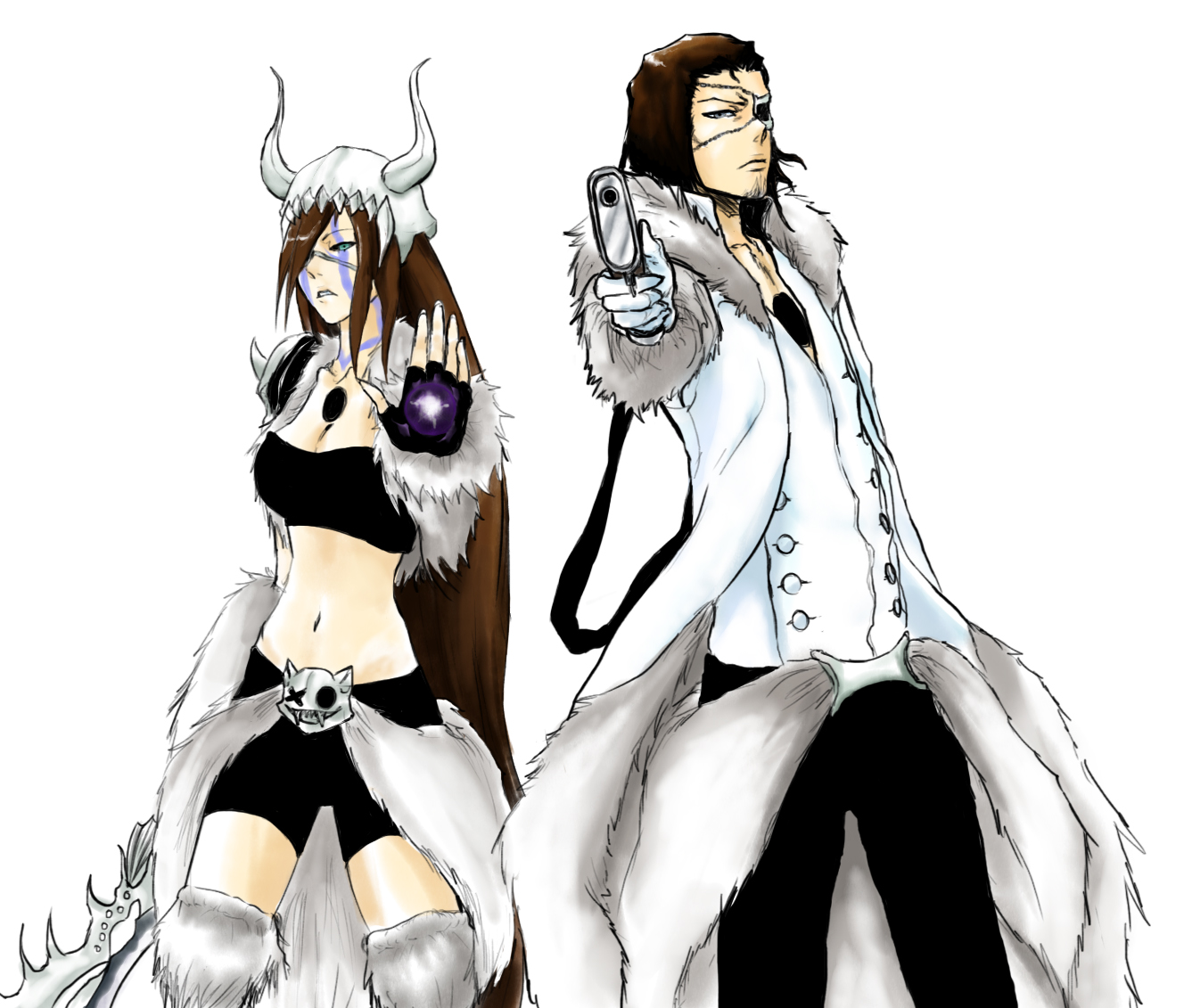 Akuma Chishio and Coyote Starrk