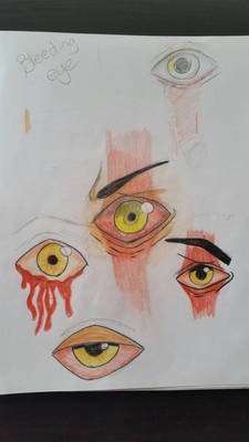 Character Design Sketches  (Bleeding Eye)