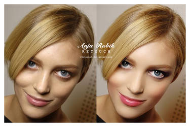 Make up Anja Rubik