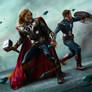 The Avengers: Thor and Captain America