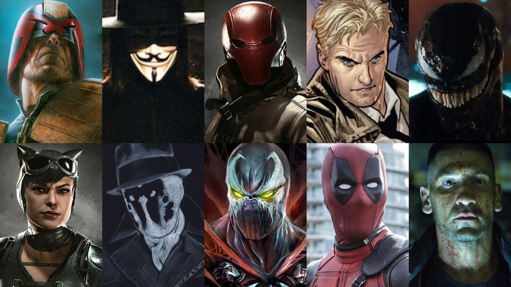 Top 10 Comic Book Anti-Heroes by HeroCollector16 on DeviantArt