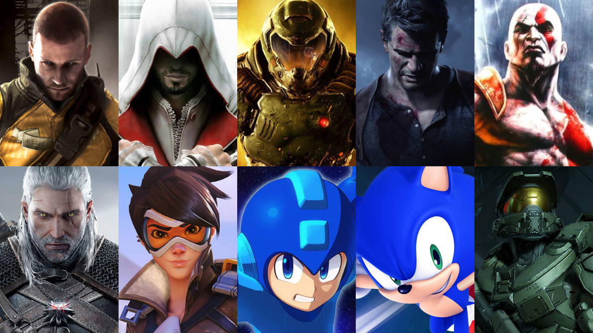 Top 10 Video Game Heroes by HeroCollector16 on DeviantArt