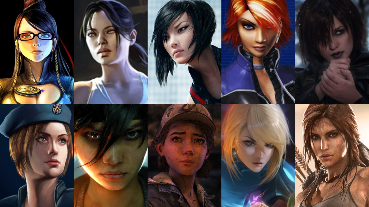 Game Protagonists Top 10 Female Protagonists in Video Games by HeroCollector16 on DeviantArt