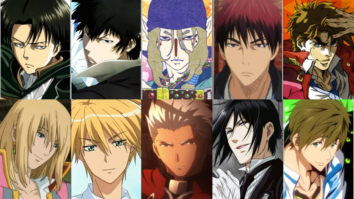 Top 10 Sexiest Anime Men by HeroCollector16 on DeviantArt