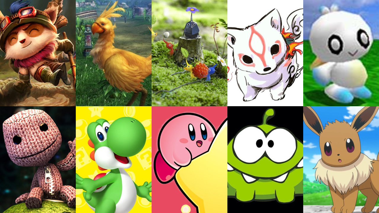 Top 10 Cutest Video Game Characters by HeroCollector16 on DeviantArt