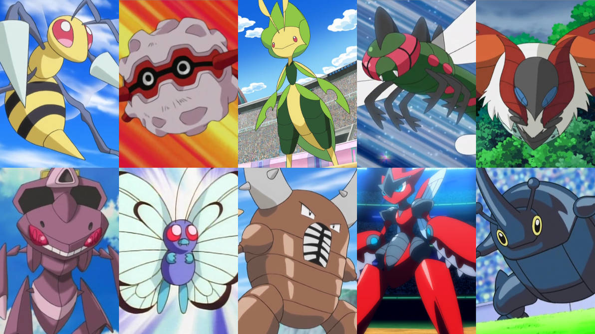 Pokemon Rarest Bug Type Top 10 Greatest Bug-Type Pokmon by HeroCollector16 on DeviantArt