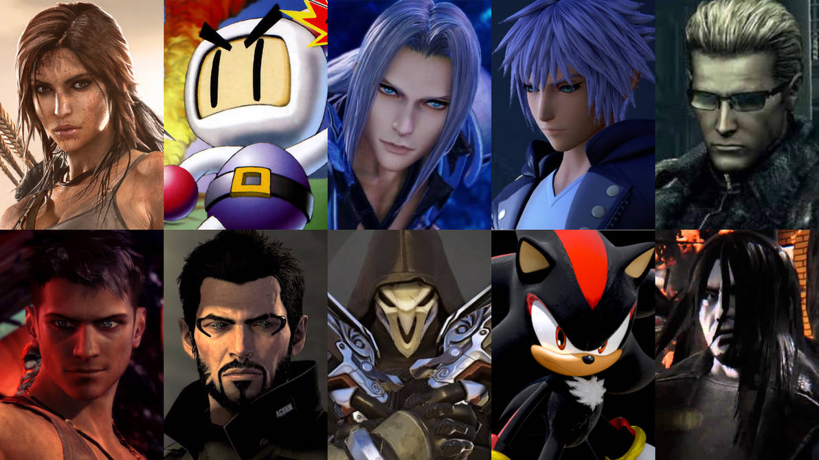 Top 10 Video Game Edgelords by HeroCollector16 on DeviantArt