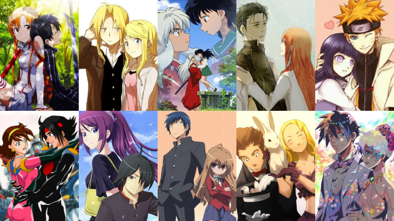 Top 10 Cutest Anime Couples by HeroCollector16 on DeviantArt Top 10 Cutest Anime Couples by HeroCollector16 on DeviantArt