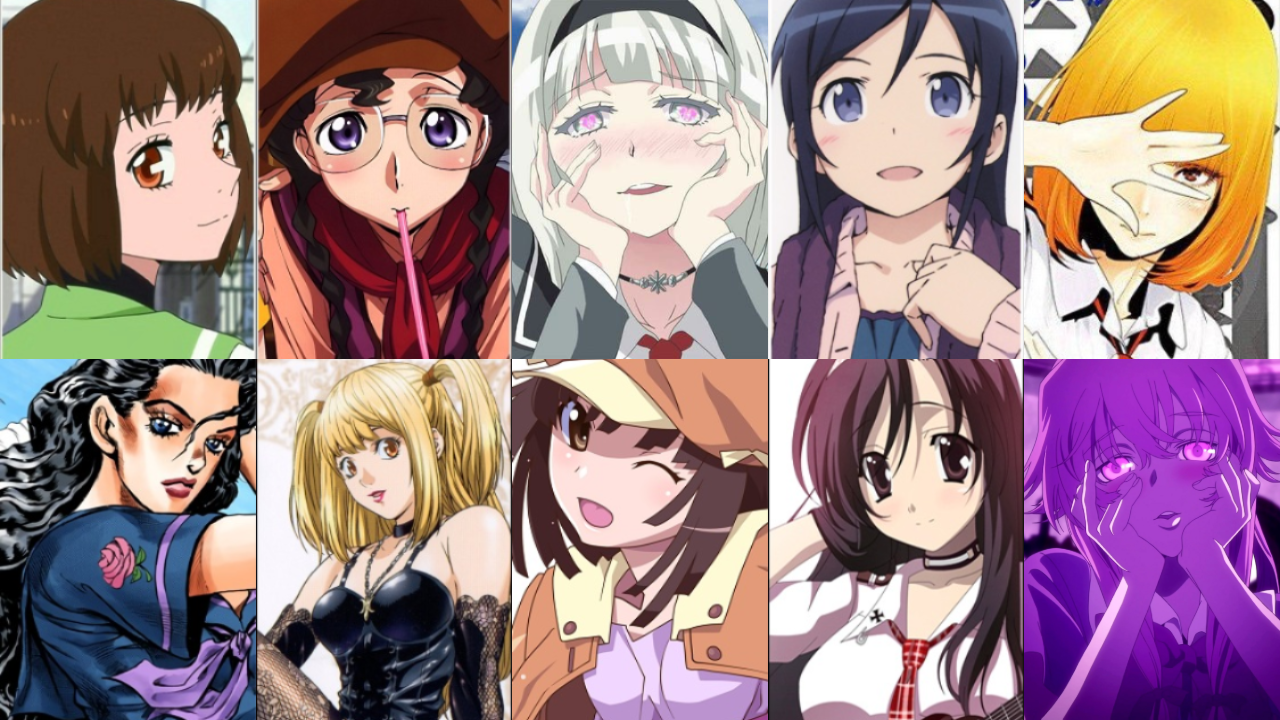 Top 10 Best Yandere Girls in Anime by HeroCollector16 on DeviantArt