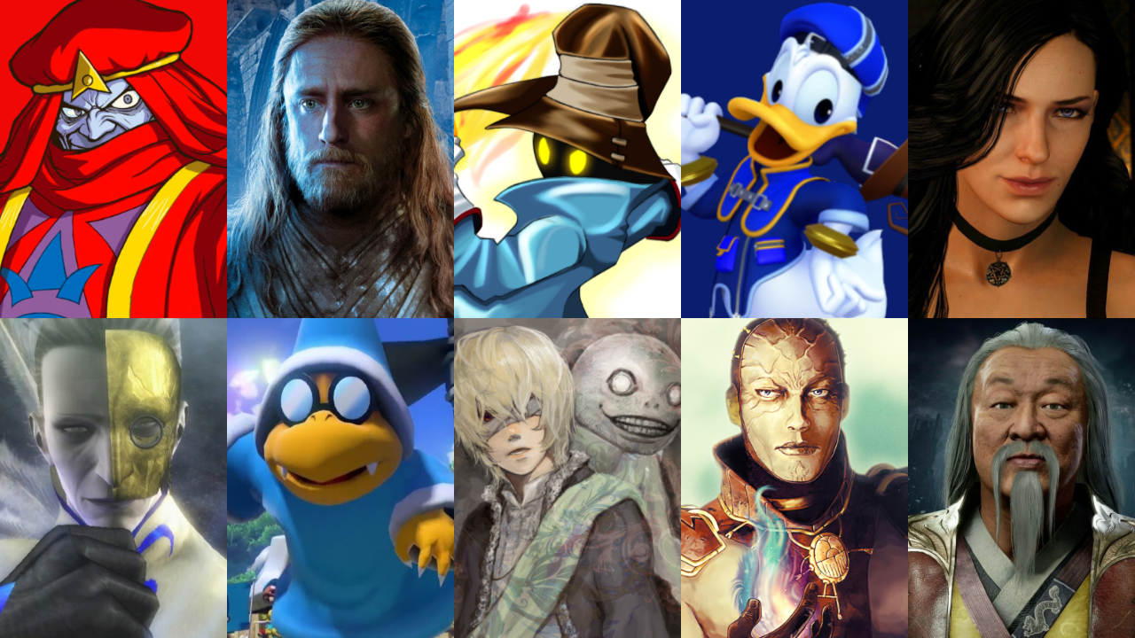 Top 10 Video Game Wizards by HeroCollector16 on DeviantArt