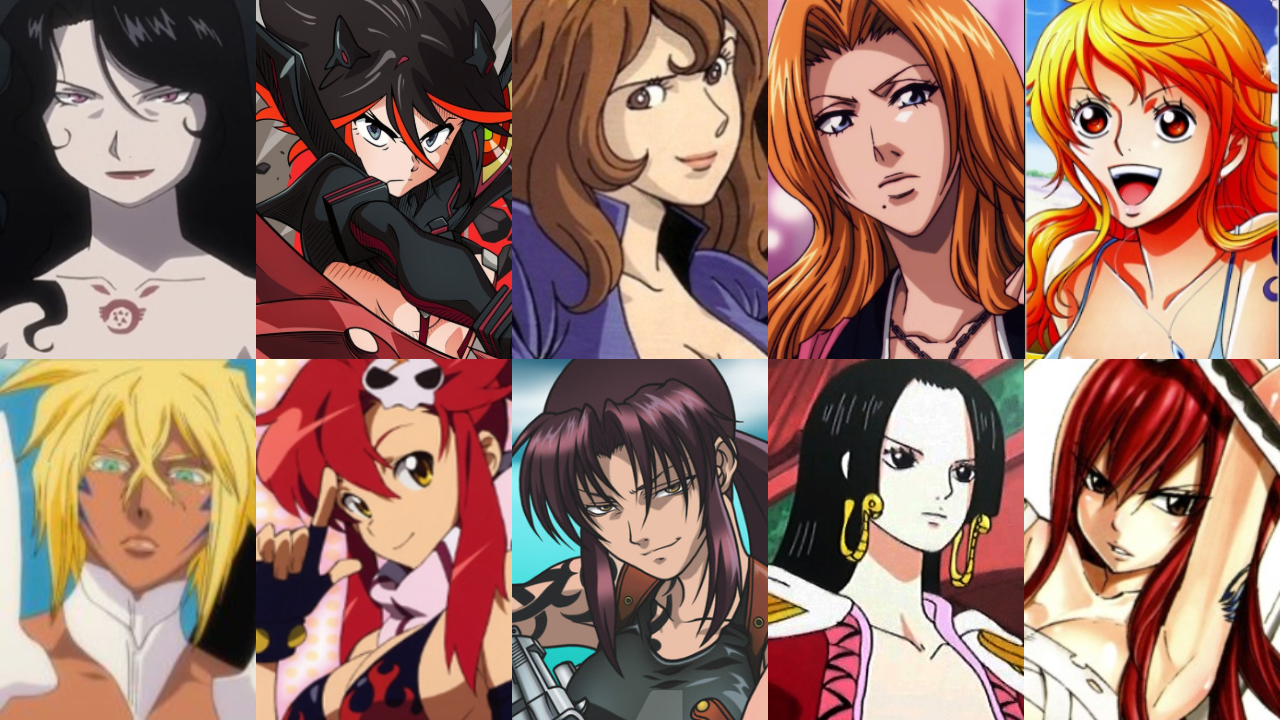 Top 10 Sexiest Women in Anime by HeroCollector16 on DeviantArt
