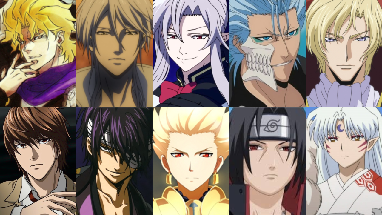Top 10 Sexiest Male Anime Villains by HeroCollector16 on DeviantArt