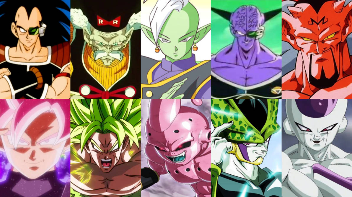 Top 10 Dragon Ball Z Villains by HeroCollector16 on DeviantArt