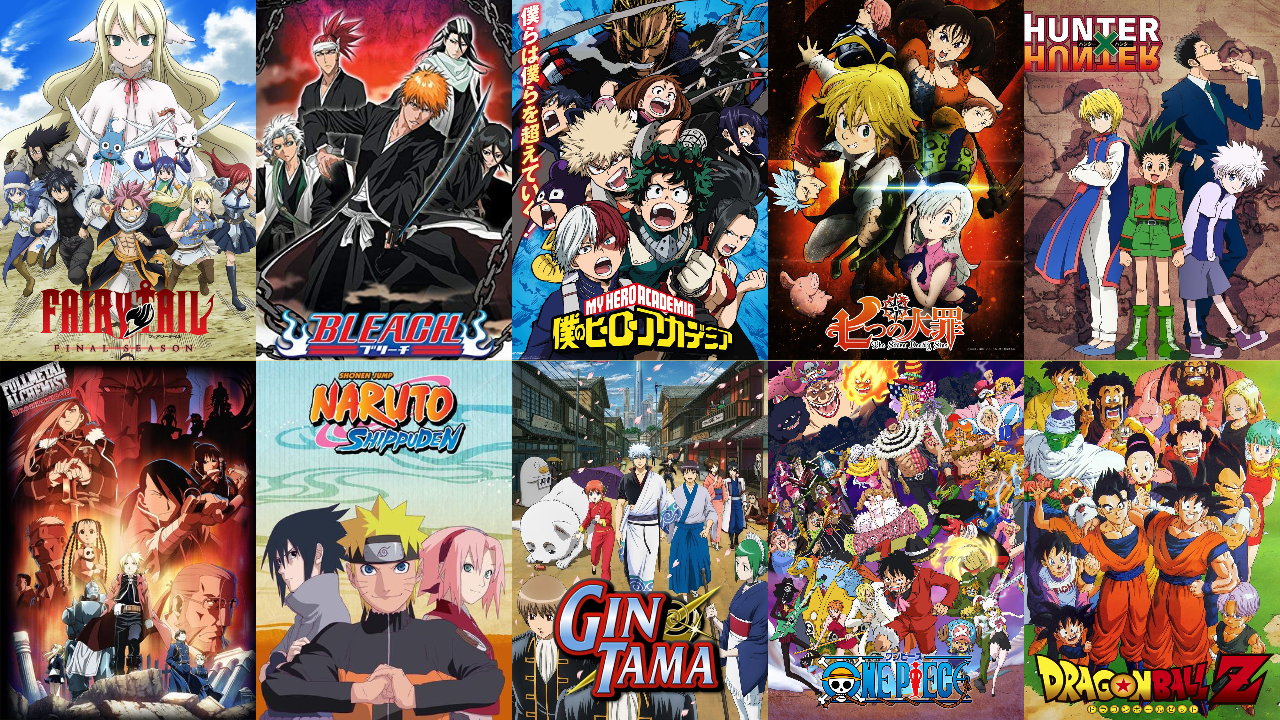 Top 10 Shonen Anime Series by HeroCollector16 on DeviantArt Top 10 Shonen Anime Series by HeroCollector16 on DeviantArt