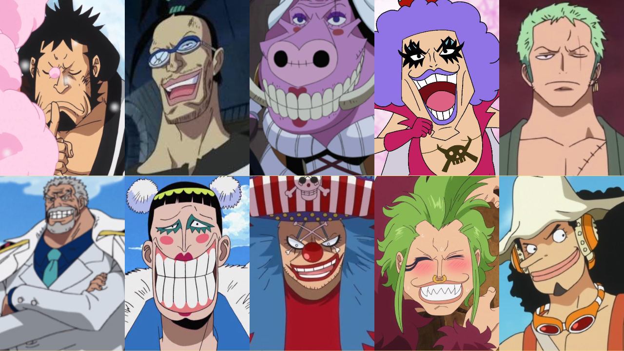Top 10 Funniest One Piece Characters by HeroCollector16 on DeviantArt