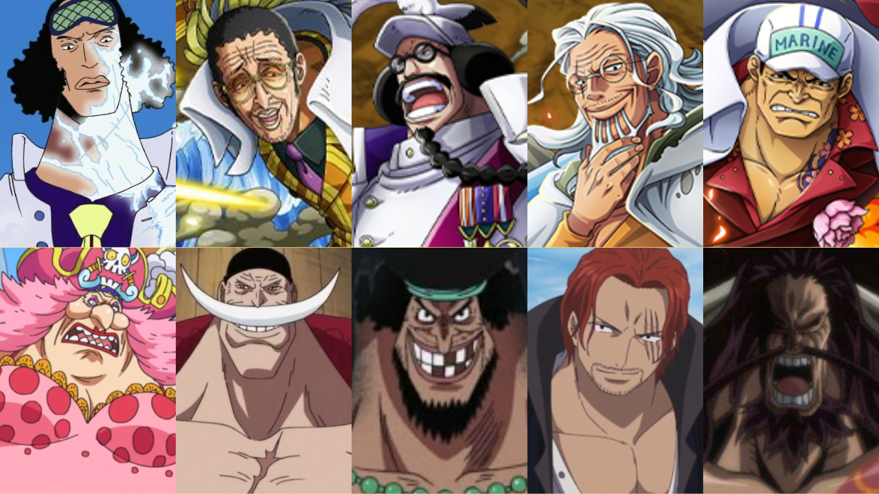 Top 10 Strongest One Piece Characters by HeroCollector16 on DeviantArt