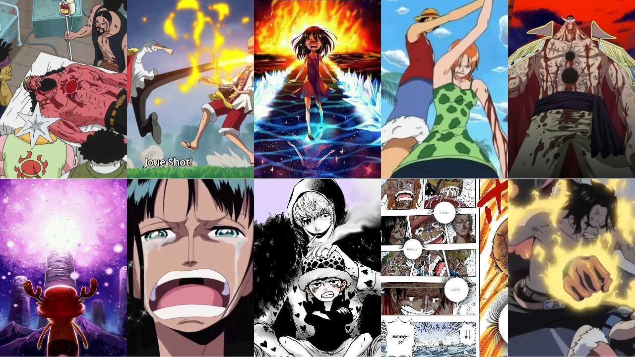 A Moment from Every Year of One Piece 