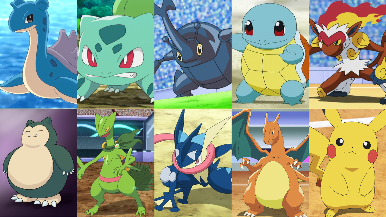 Pokémon: Ash's First 10 Pokémon, Ranked