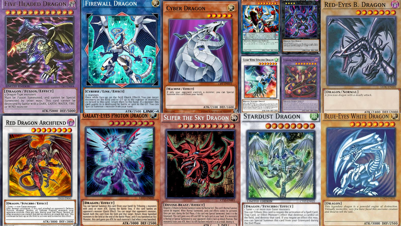 Top 10 Legendary Yu-Gi-Oh! Dragons by HeroCollector16 on DeviantArt