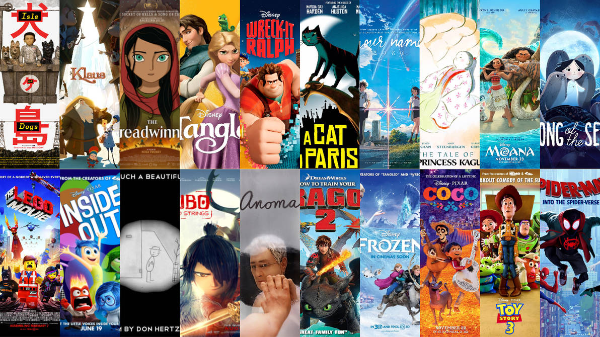Top 20 Best Animated Movies of the Last Decade by HeroCollector16 on DeviantArt Top 20 Best Animated Movies of the Last Decade by HeroCollector16 on DeviantArt