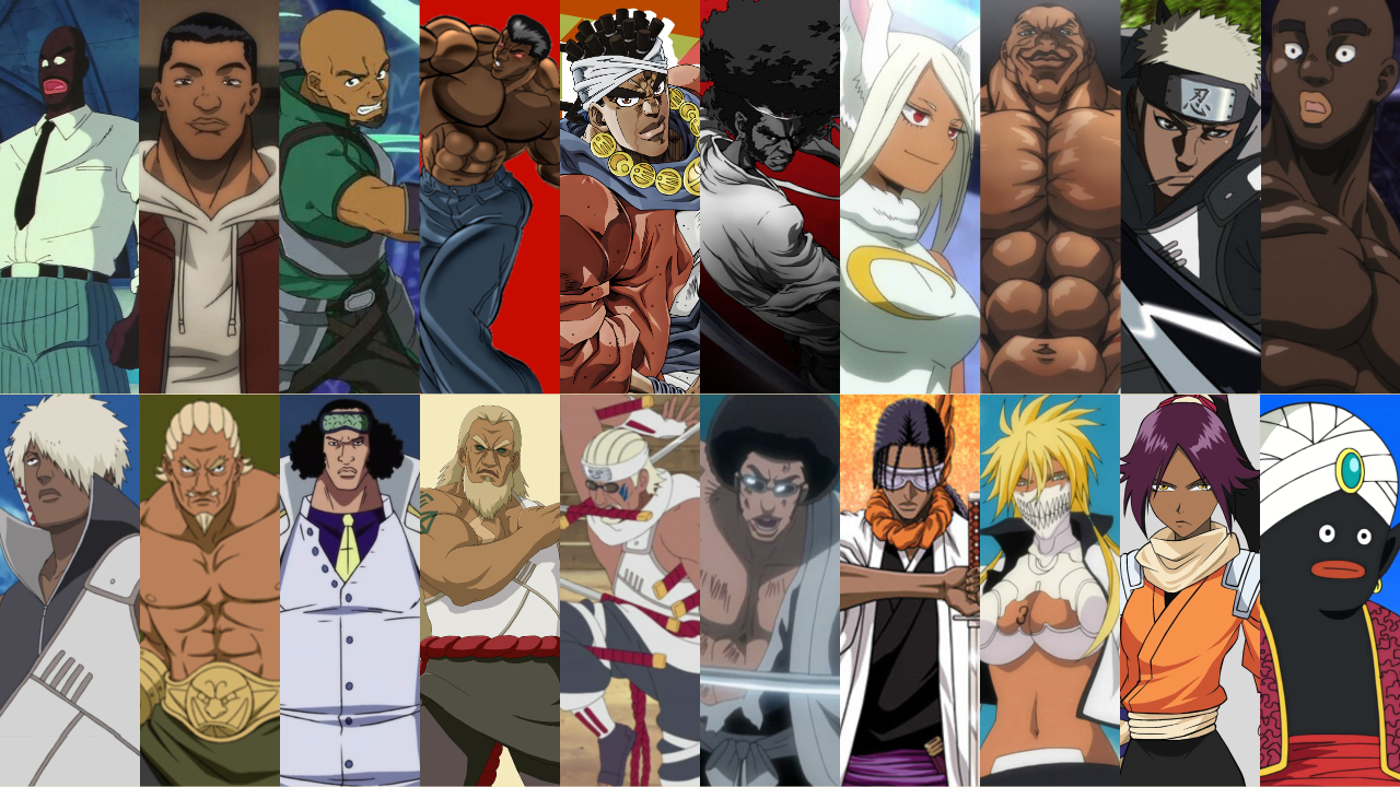 Top 20 Most Powerful Anime Black Characters by HeroCollector16 on DeviantArt