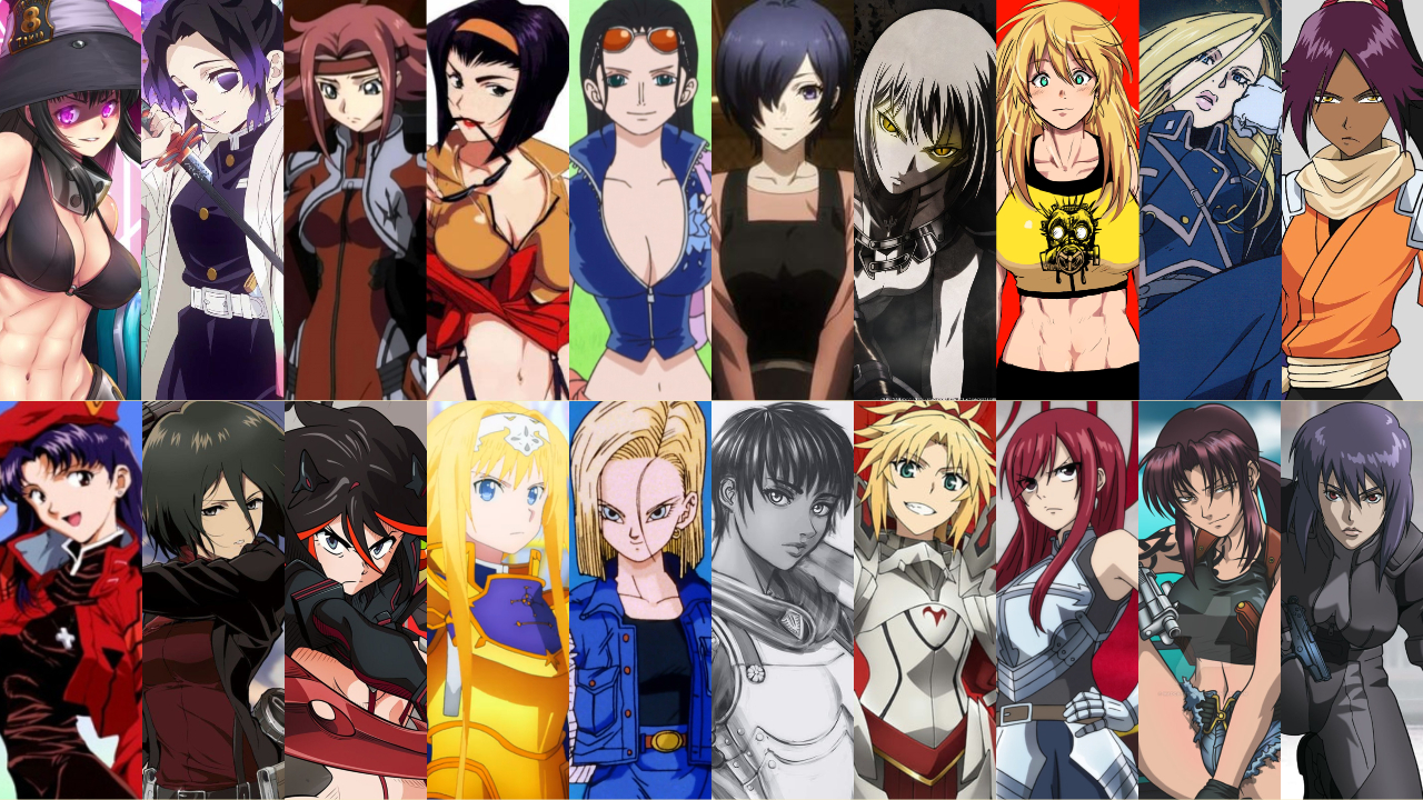 Top 5 Favourite Male and Female Anime Characters by BeccaLupin on DeviantArt