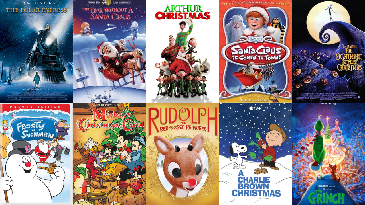 Top 10 Animated Christmas Movies by HeroCollector16 on DeviantArt