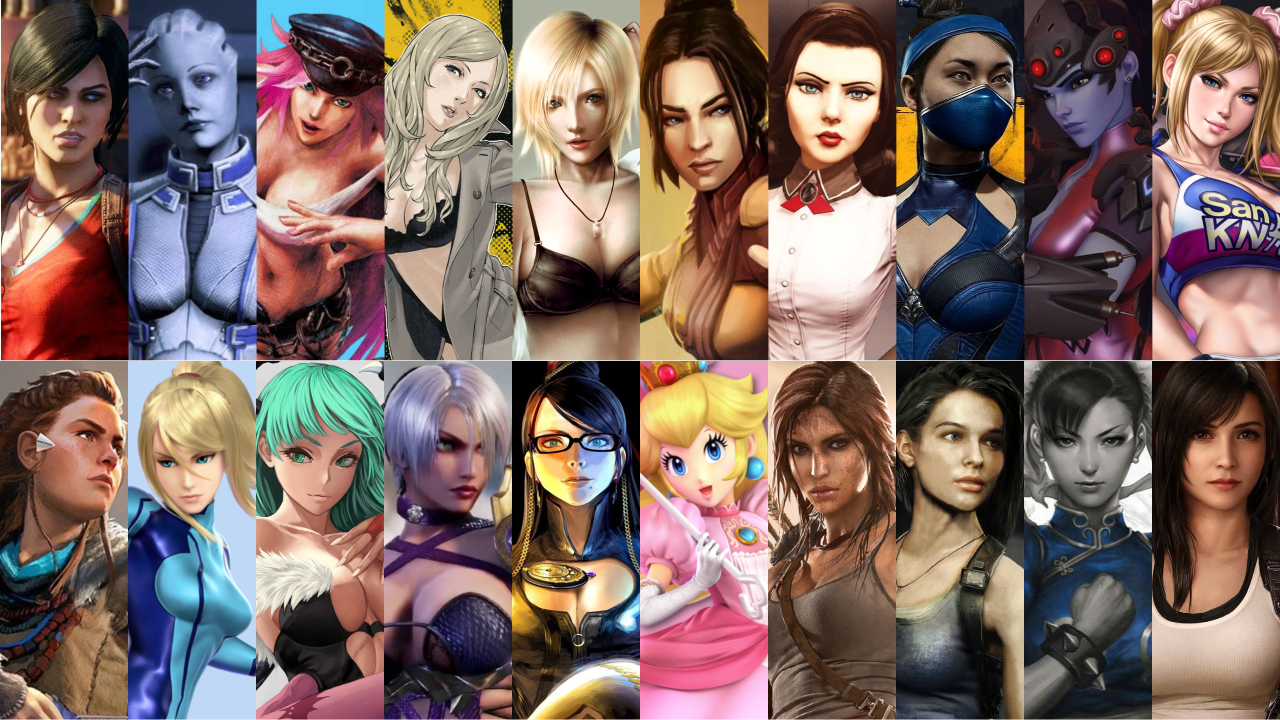 Top 20 Sexiest Female Video Game Characters by HeroCollector16 on