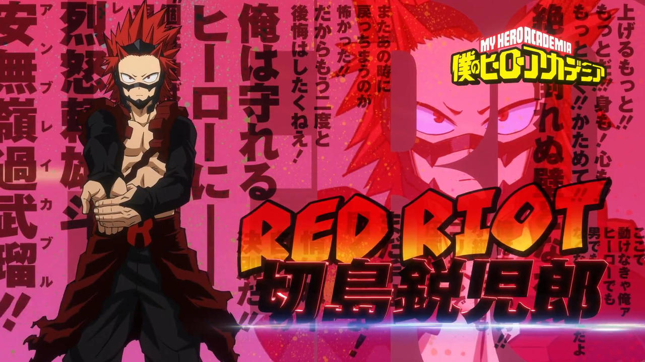 MHA Season 6: Screenshot (Red Riot) by HeroCollector16 on DeviantArt