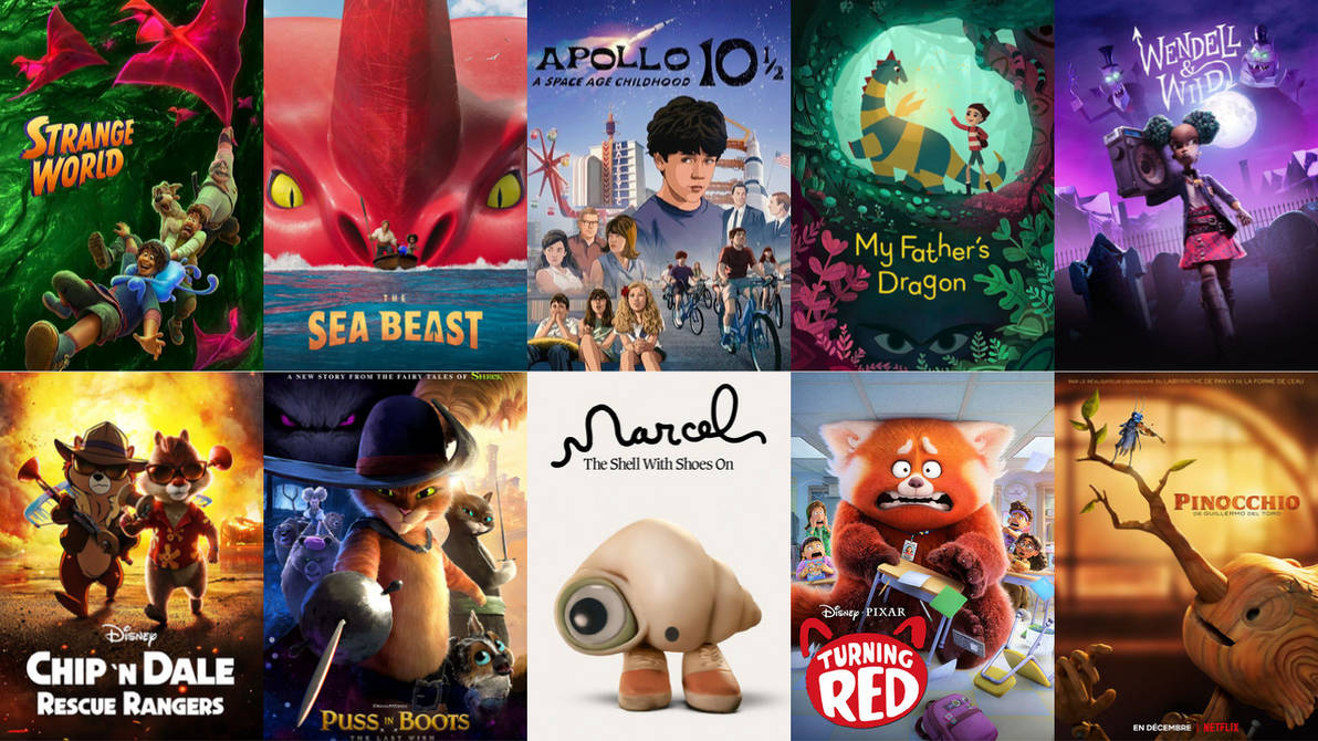 Top 10  Best Animated Movies of 2022 (Rotten Tomatoes) 🍅 