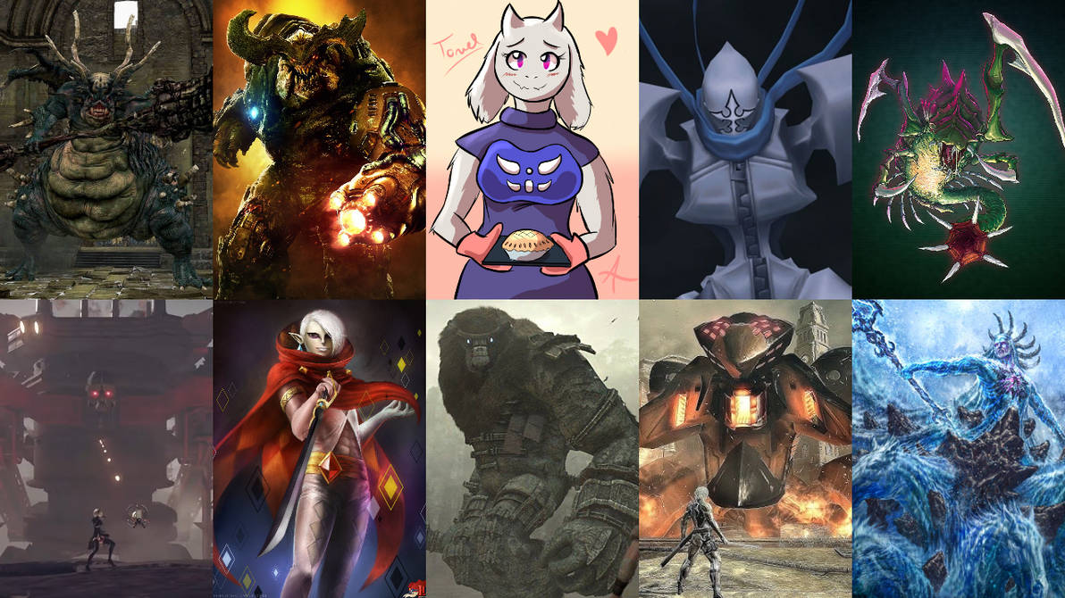 Top 10 Best First Bosses in Video Games by HeroCollector16 on DeviantArt