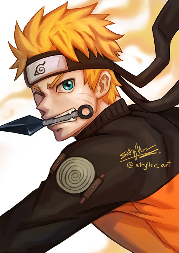 ▷ Naruto Uzumaki by Art_flo75, 2023, Painting