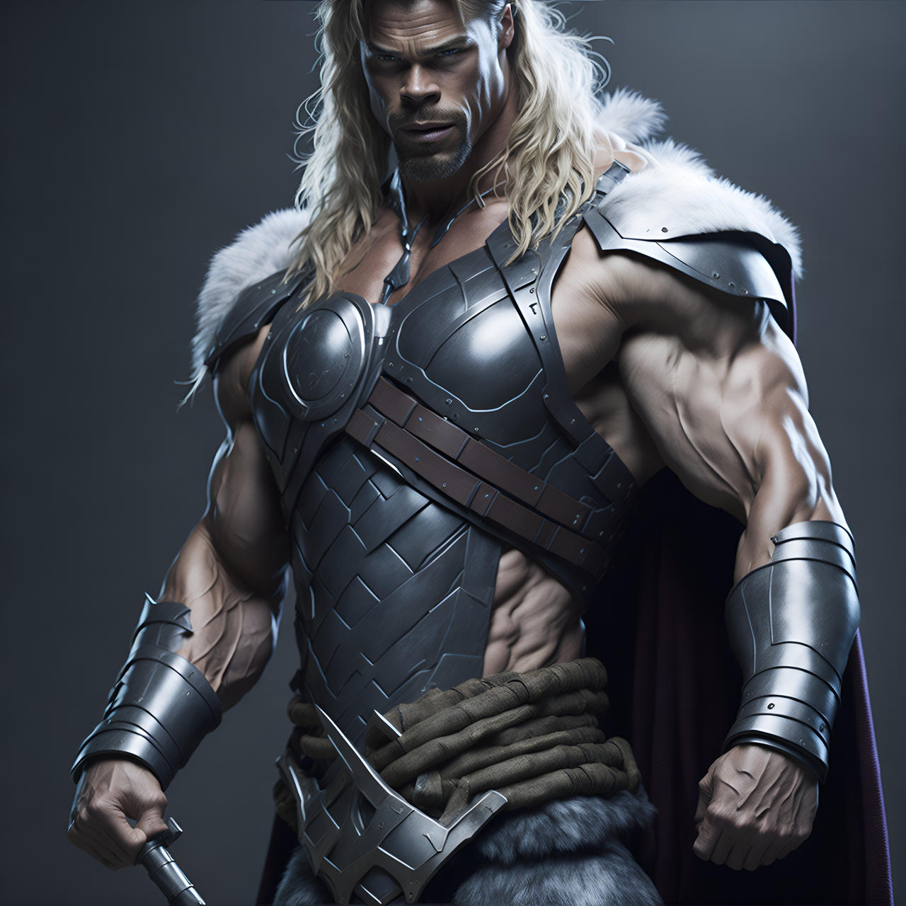 Brad Pitt portraying Thor by Dany20041308 on DeviantArt