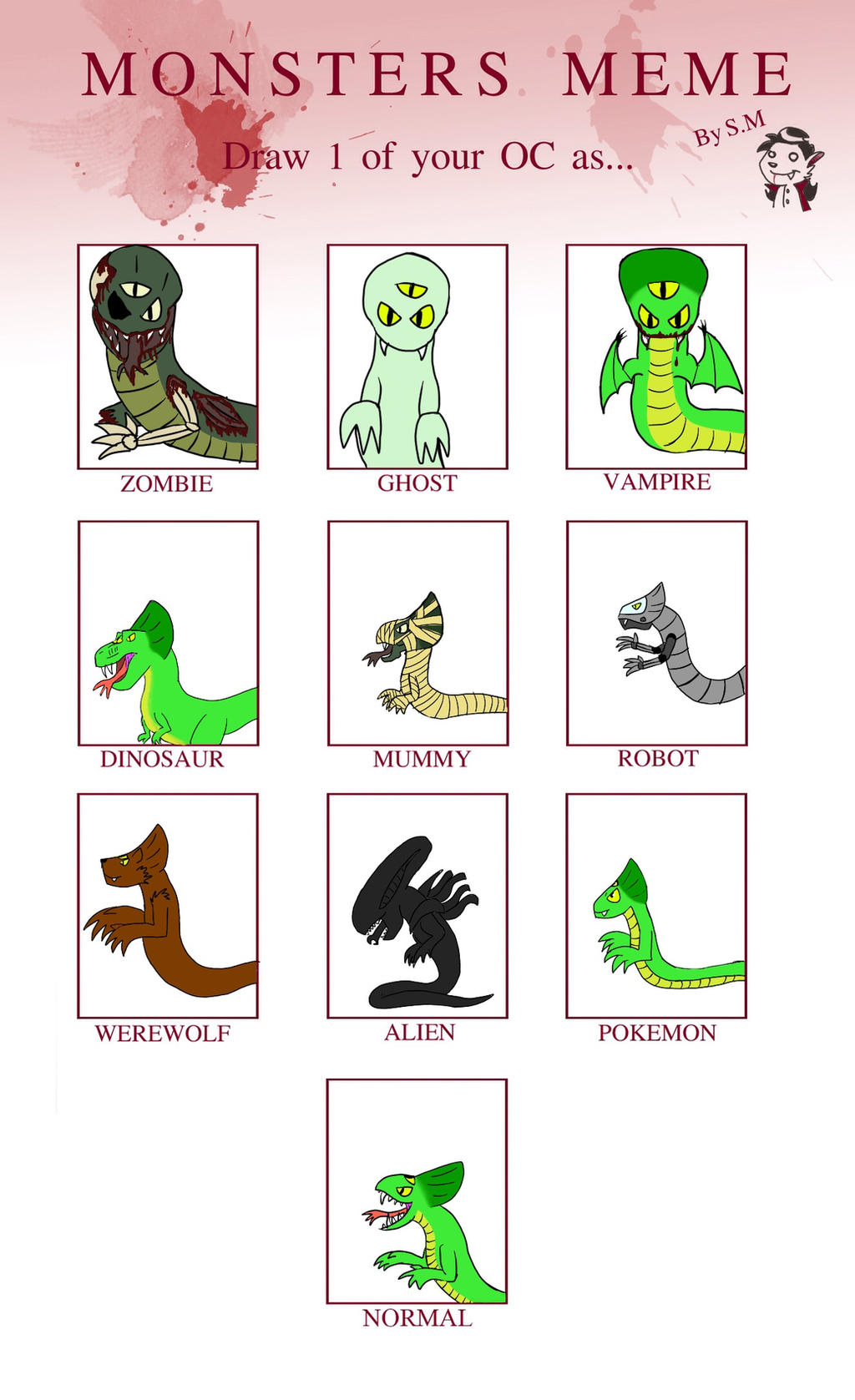 Monster Mem Monsters meme by Alrakia on DeviantArt