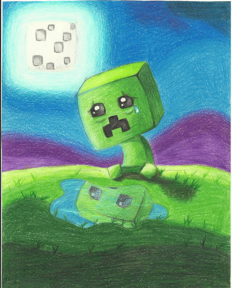 Sad Creeper :( by TheNoosh on DeviantArt
