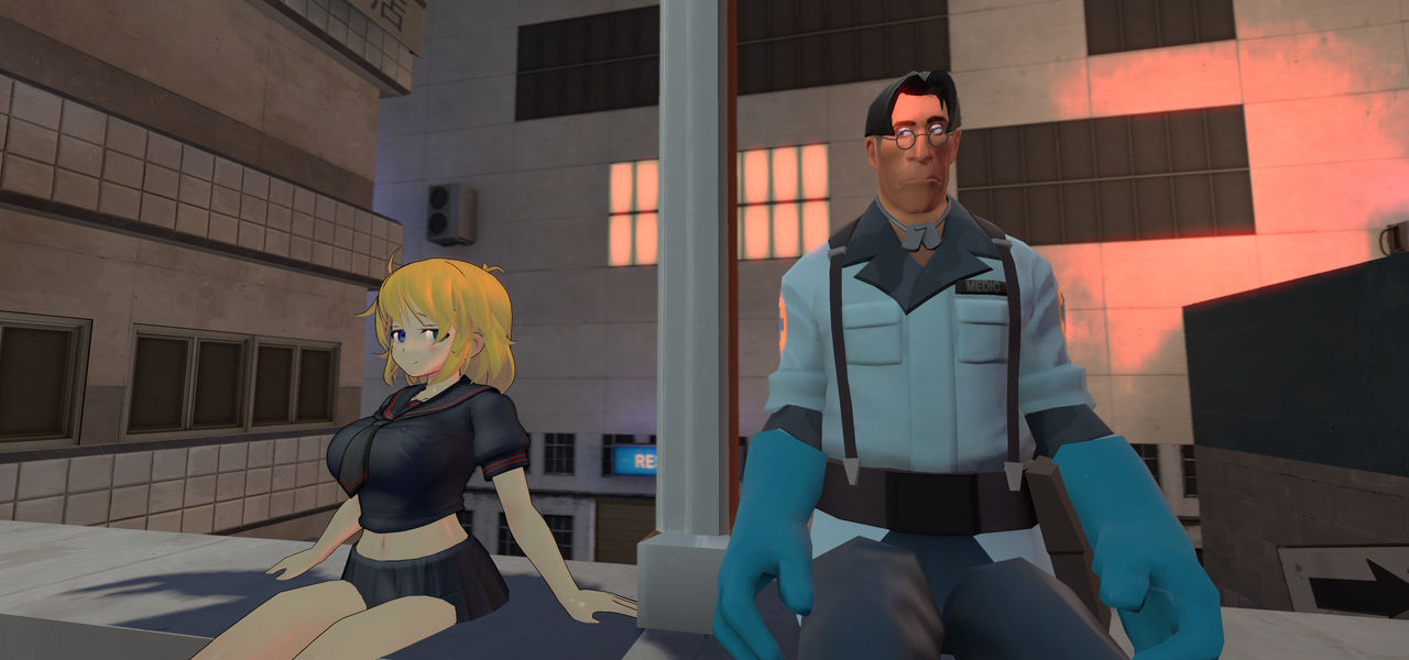 Sitting Together (GMOD) by Nicakuma on DeviantArt