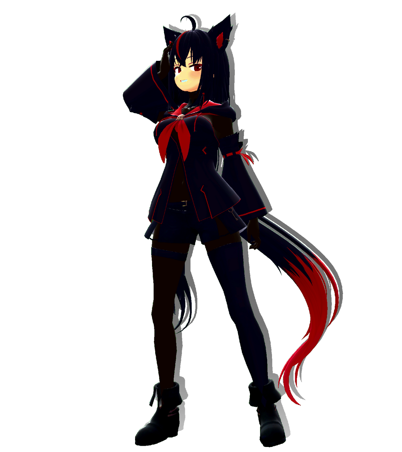 Gmod Renders Kurokami Fubuki (GMOD Render) by Nicakuma on DeviantArt