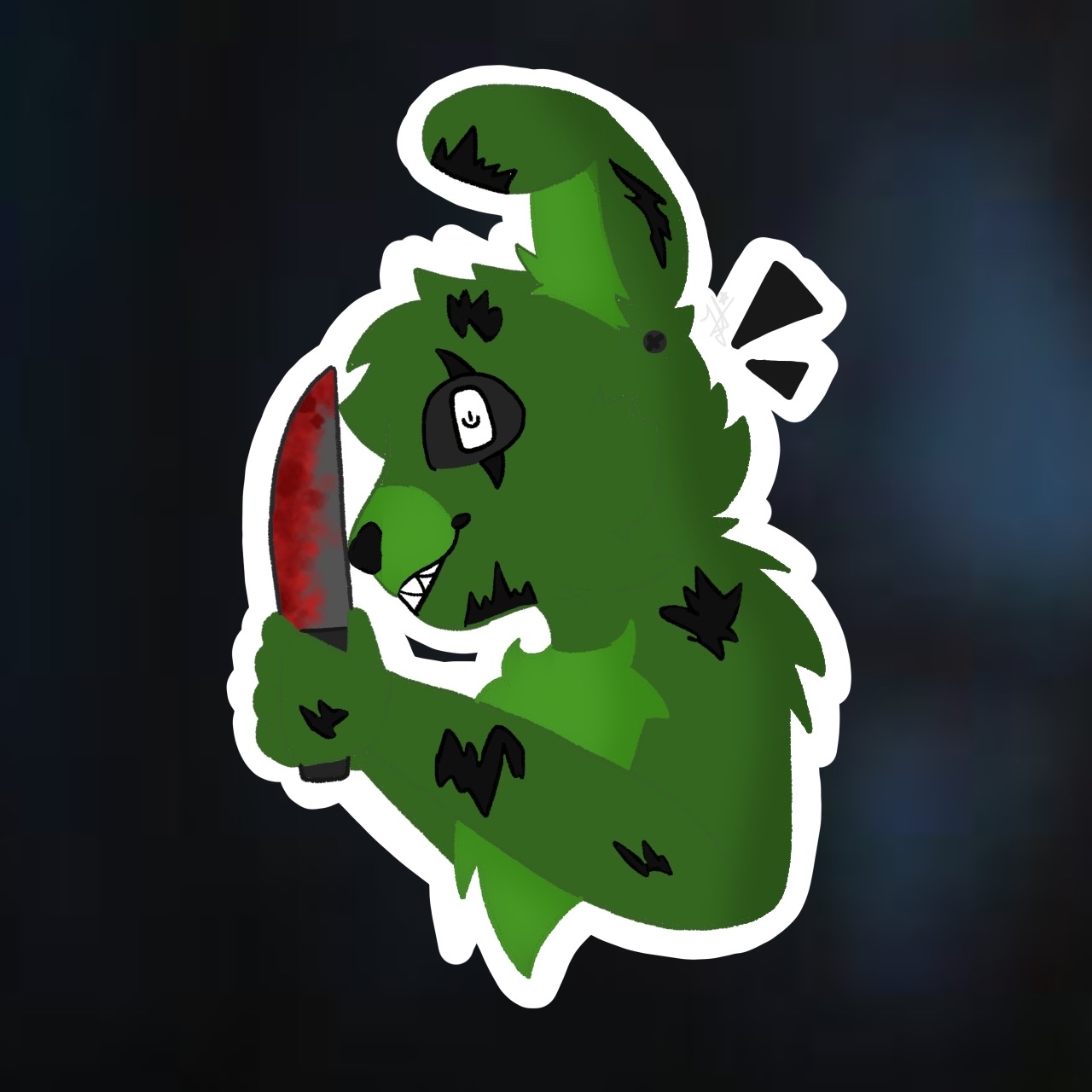 Springtrap fanart by Leftyfnxf6 on DeviantArt