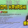 Aomi Hayashi - Character Card