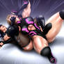 Mina vs Sasha - Demonique Dreadlock submission