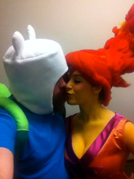 Flame Princess and Finn the Human in Love (!)