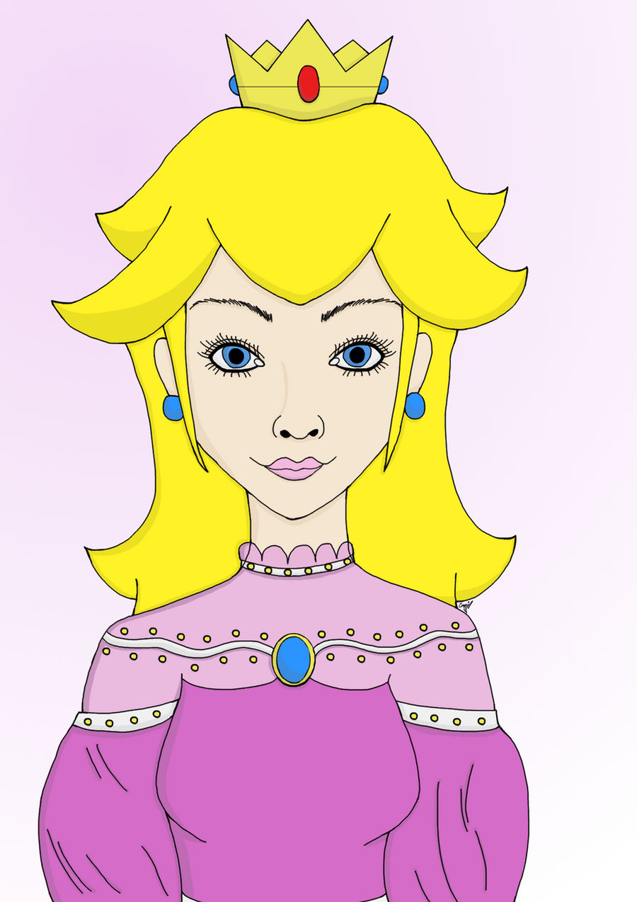 Princess Peach by Mlie-Redfield