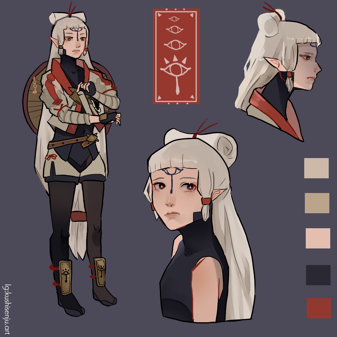 Impa's design from the new Age of Calamity is