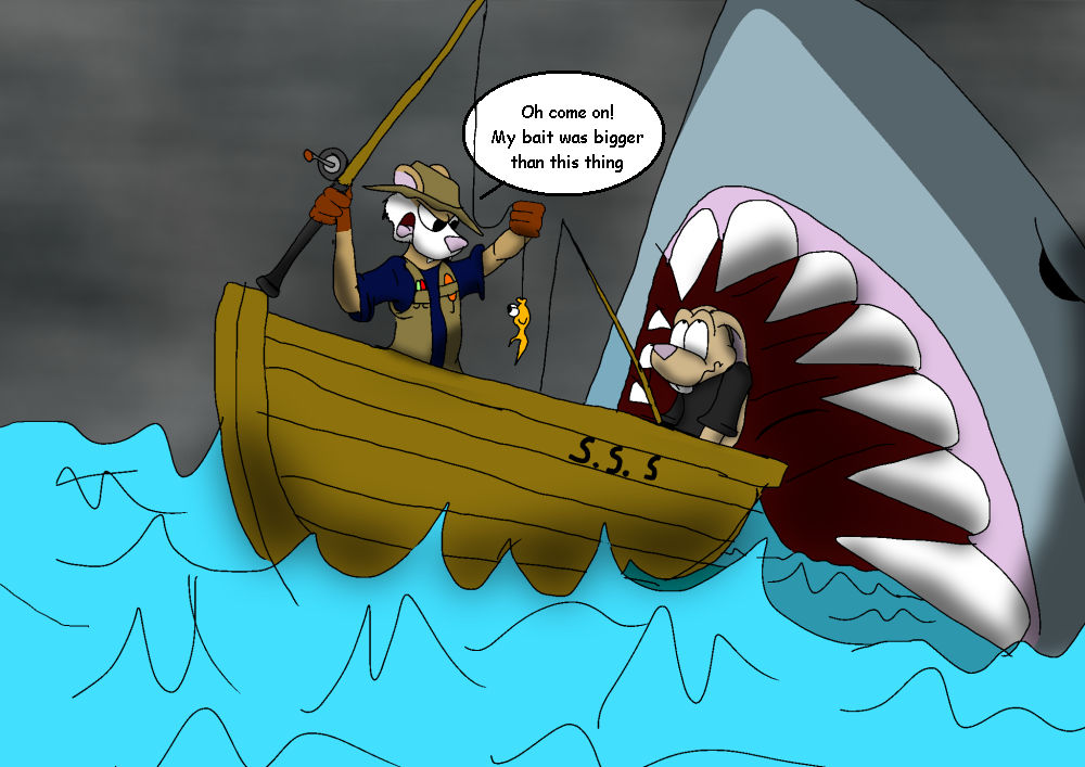 Fishing with Toons by Devildukitzu on DeviantArt